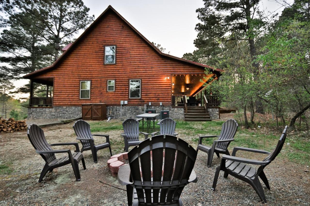 Texas Kind Of Way, Hot Tub, Fireplace, Covered Deck, Pool Table, Game Loft Villa Broken Bow Eksteriør billede